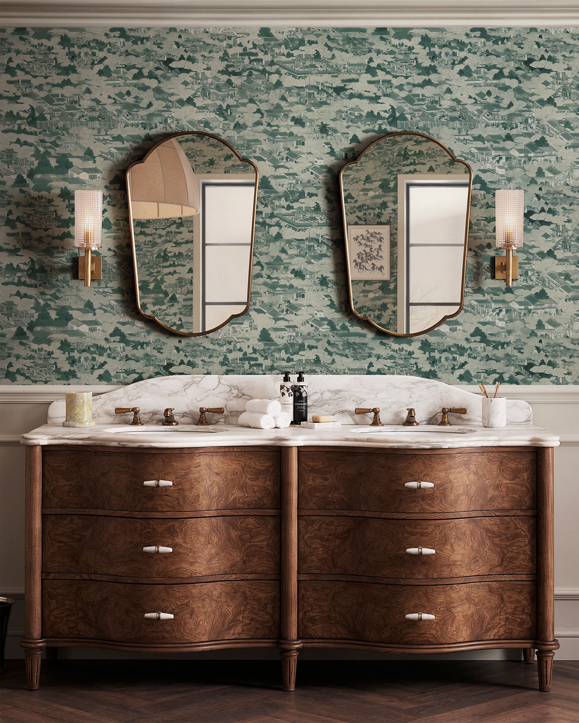 EDO VILLAGE WALLPAPER