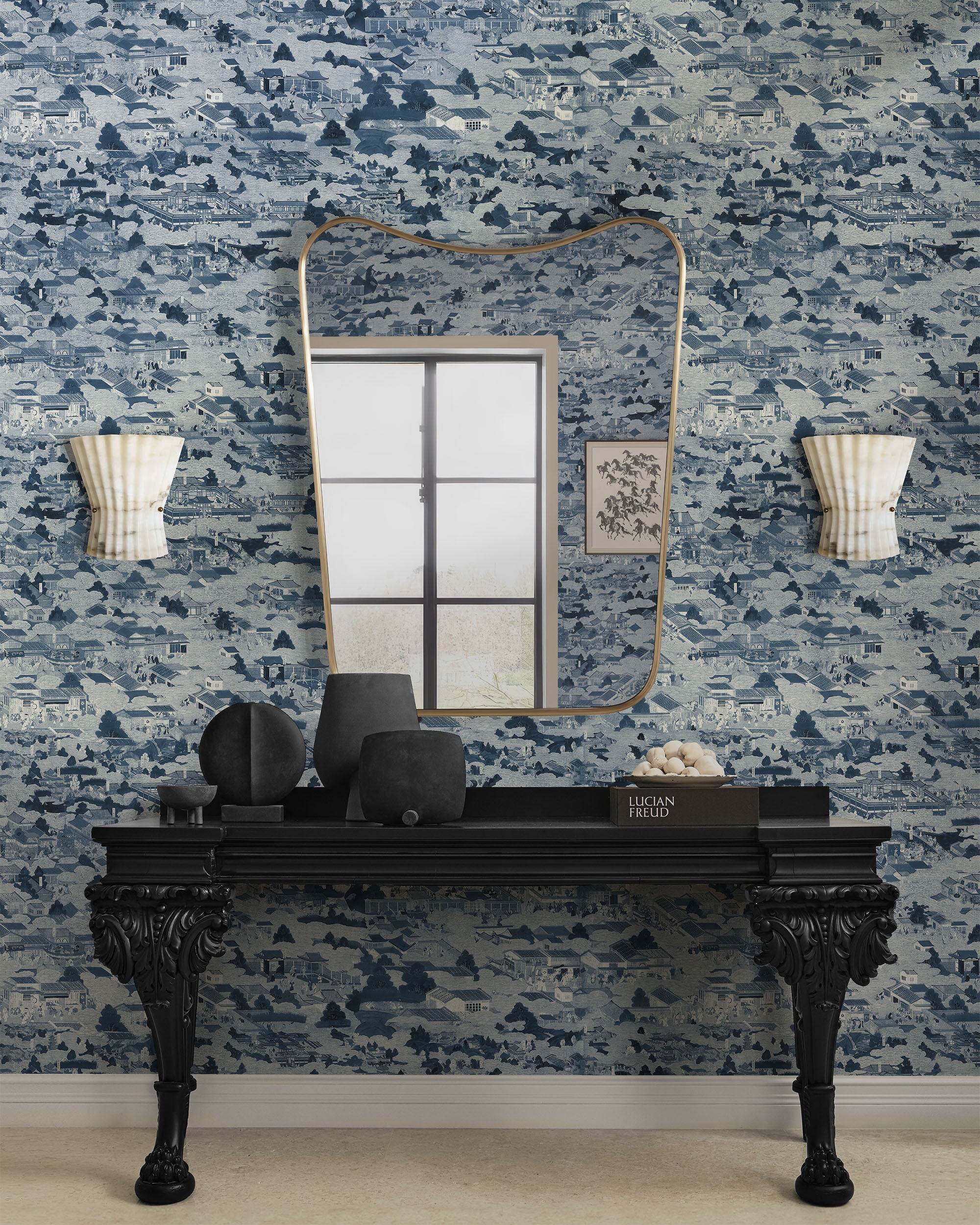 EDO VILLAGE WALLPAPER