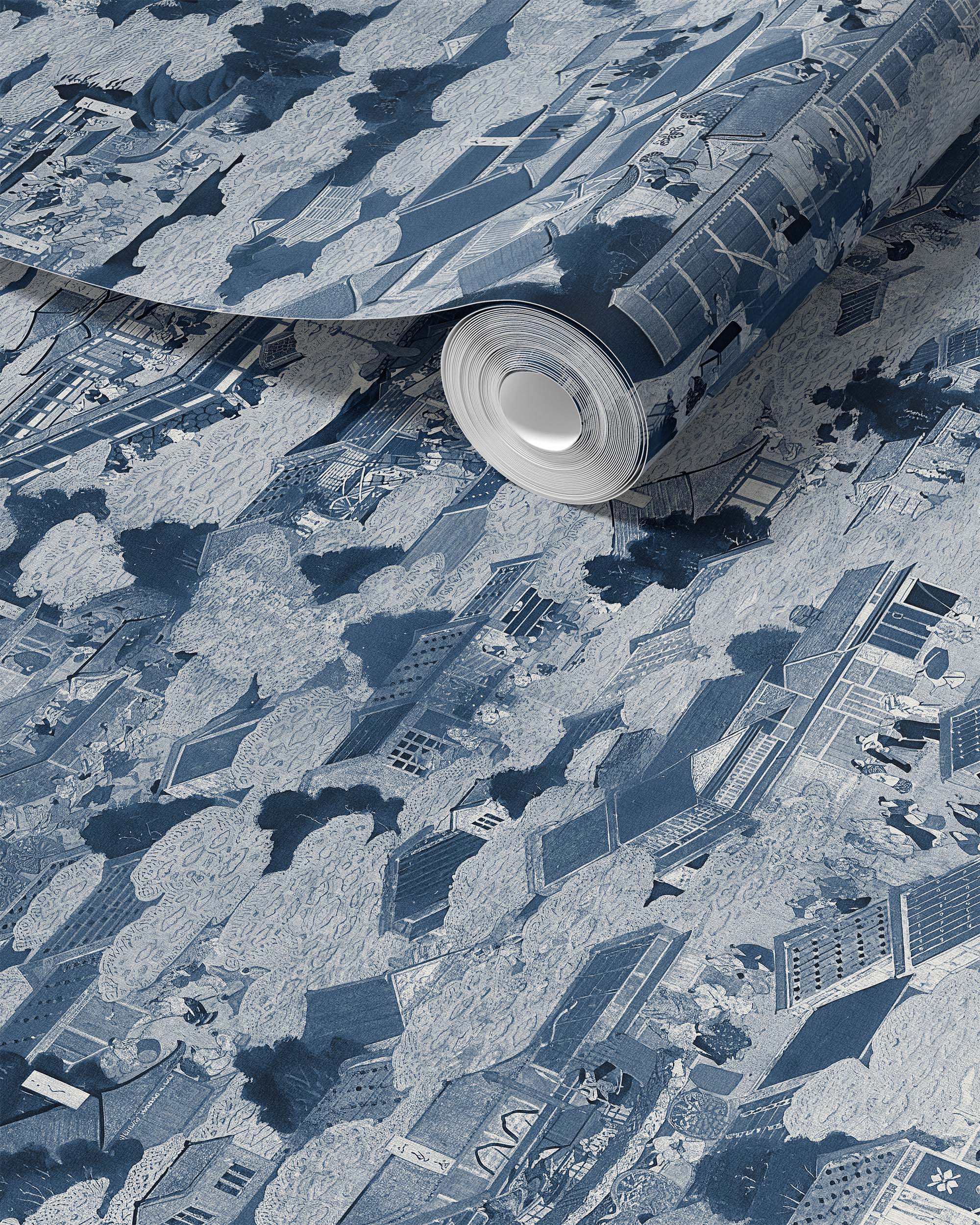 EDO VILLAGE WALLPAPER