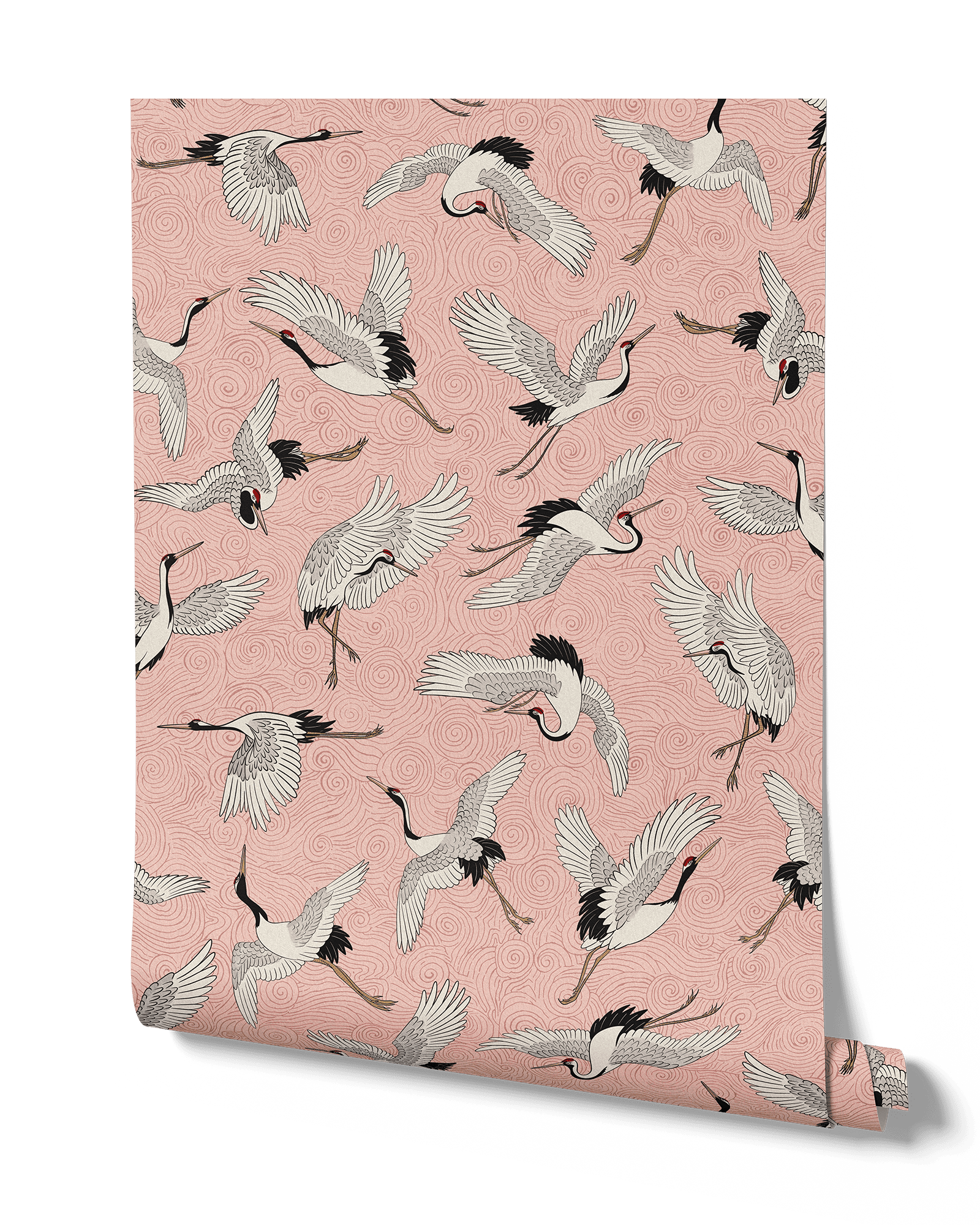 FLYING CRANES WALLPAPER