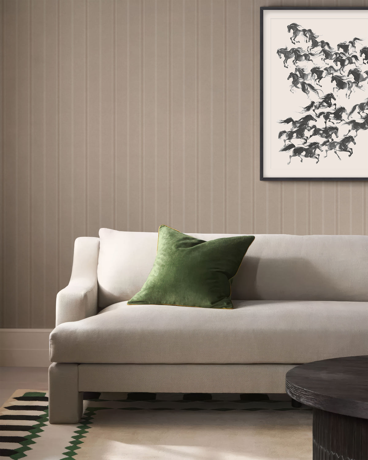 ATELIER PINSTRIPE WALLPAPER