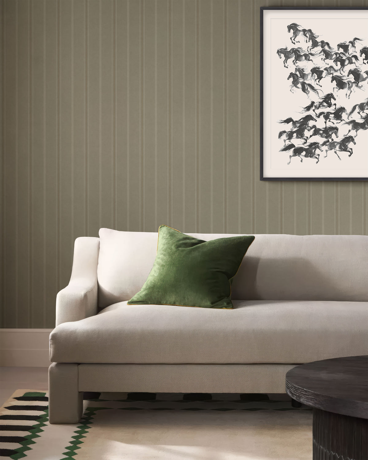 ATELIER PINSTRIPE WALLPAPER