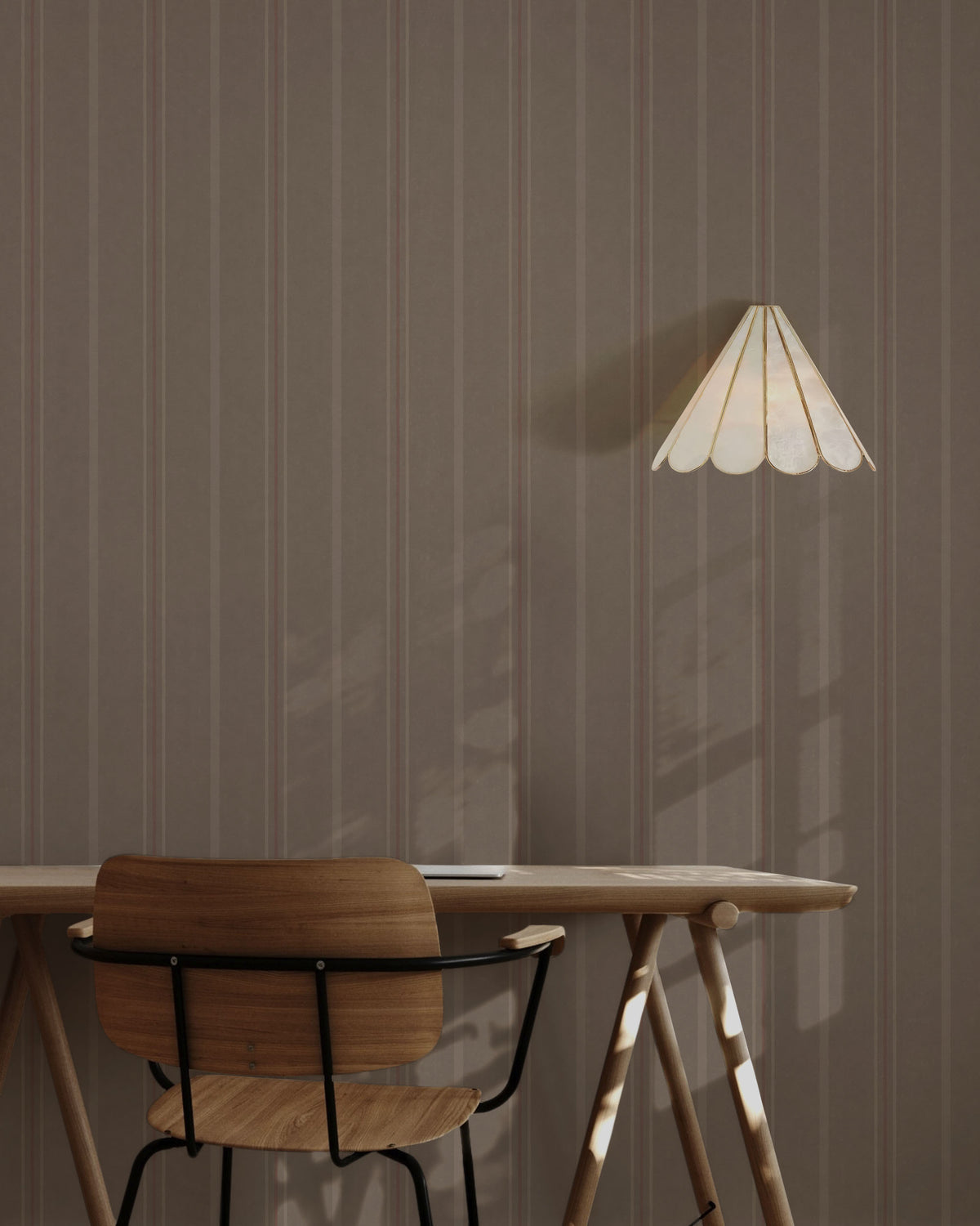 ATELIER PINSTRIPE WALLPAPER