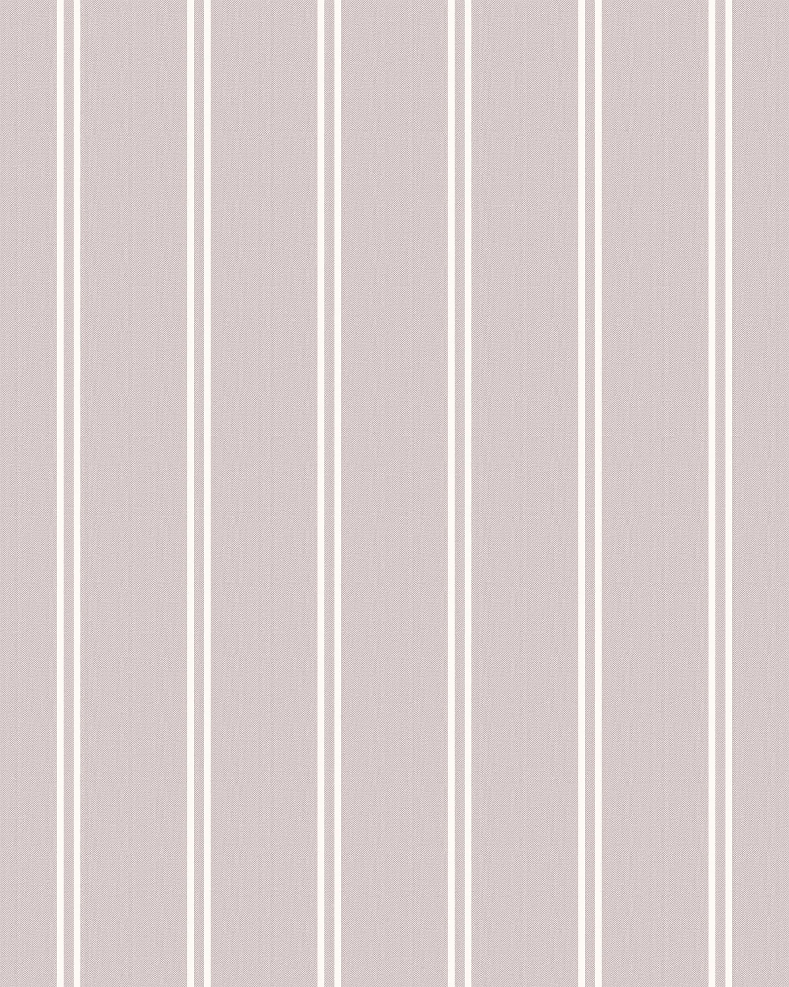 Greenly Living - Pinstripe Wallpaper in Oyster Shell Grey | Traditional ...