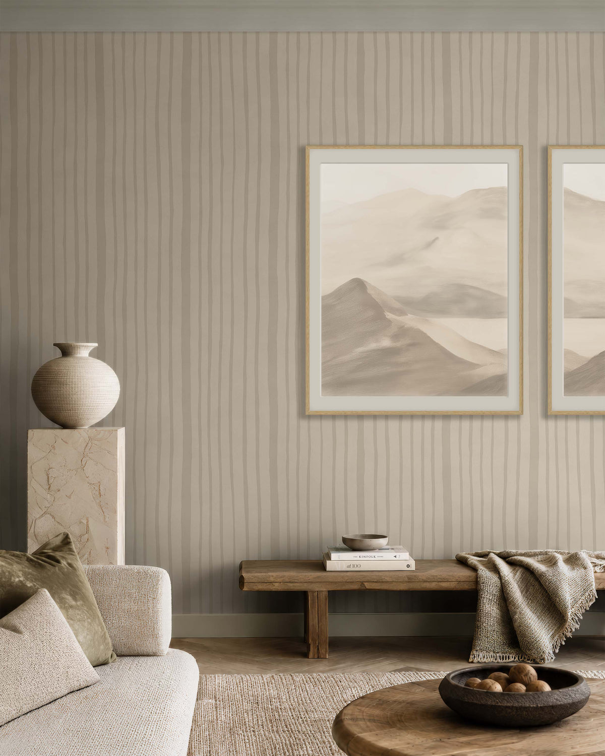 STUDIO STRIPE WALLPAPER