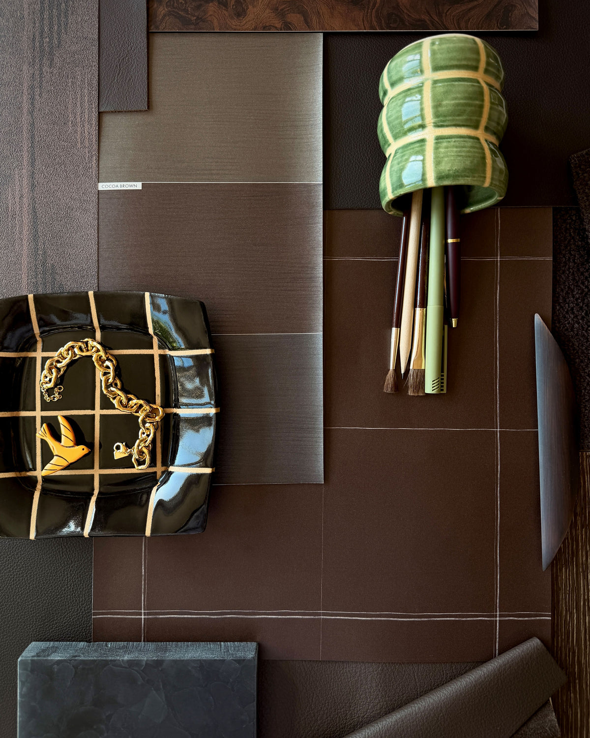 WASHI GRID WALLPAPER