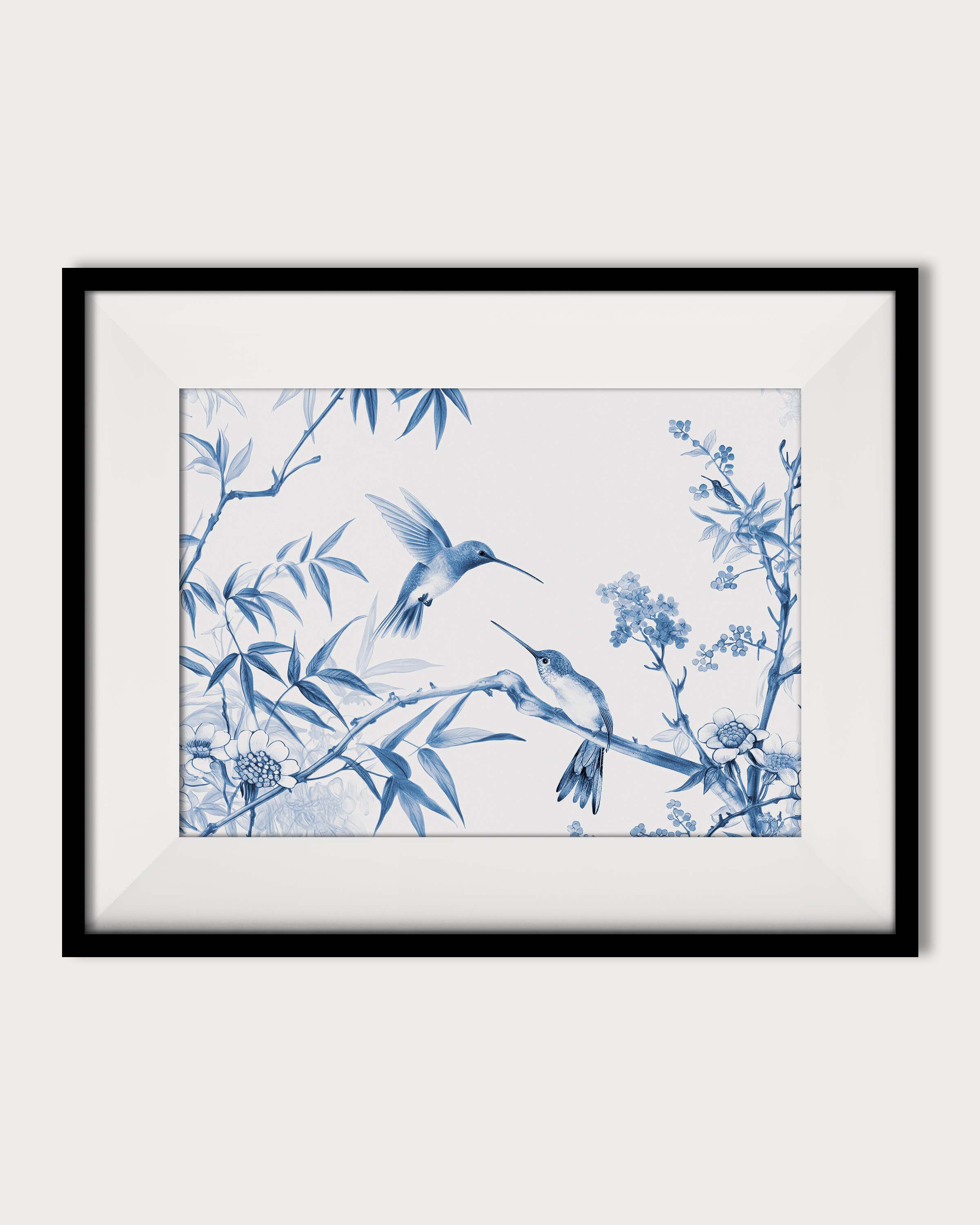 HUMMINGBIRDS TOILE