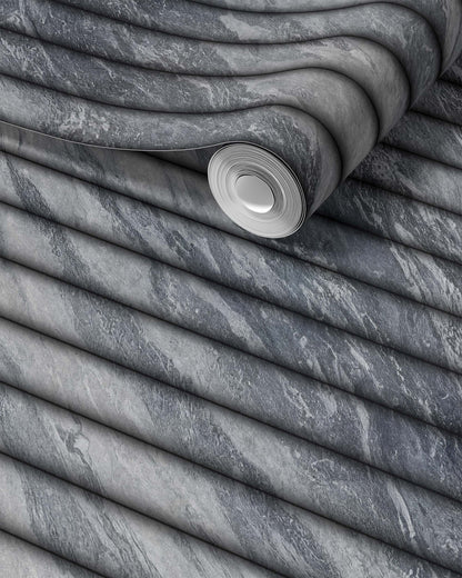 FLUTED MARBLE WALLPAPER