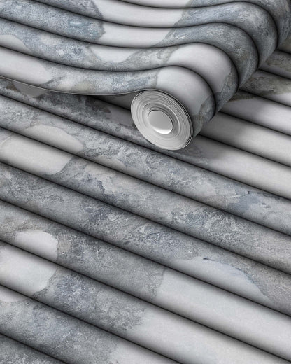 FLUTED MARBLE WALLPAPER