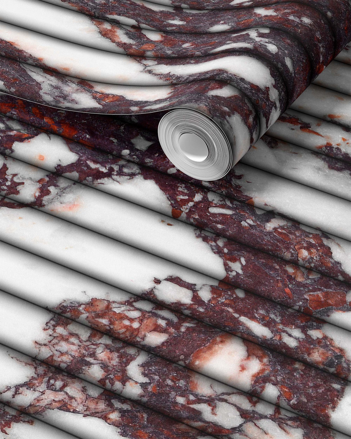 FLUTED MARBLE WALLPAPER