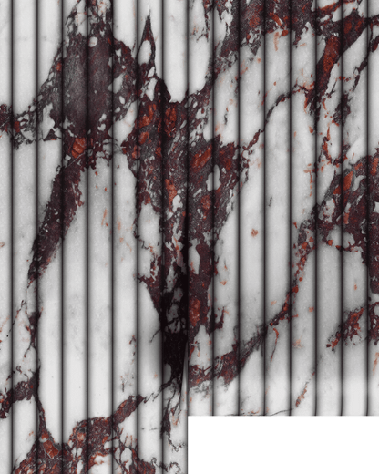 FLUTED MARBLE WALLPAPER