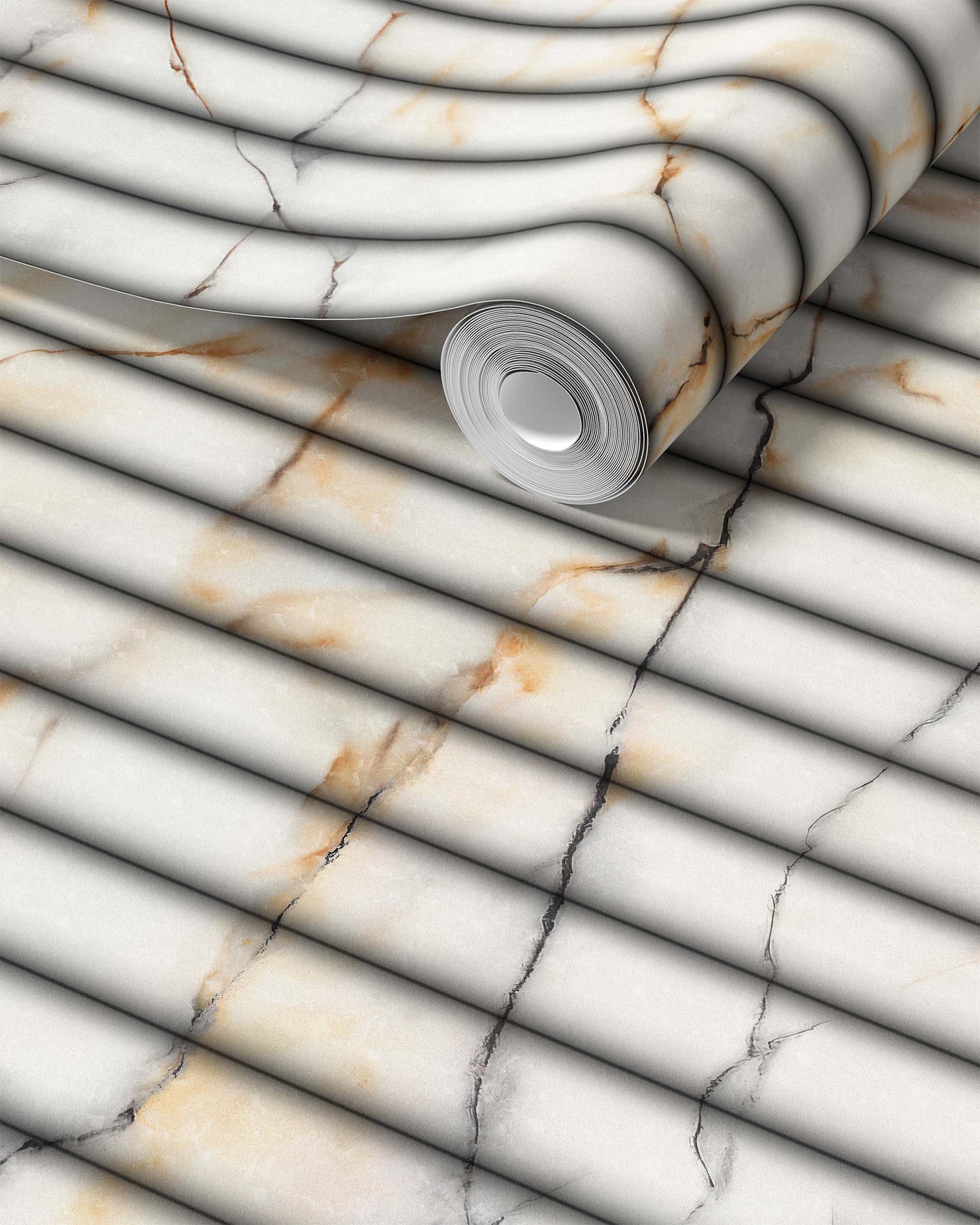 FLUTED MARBLE WALLPAPER