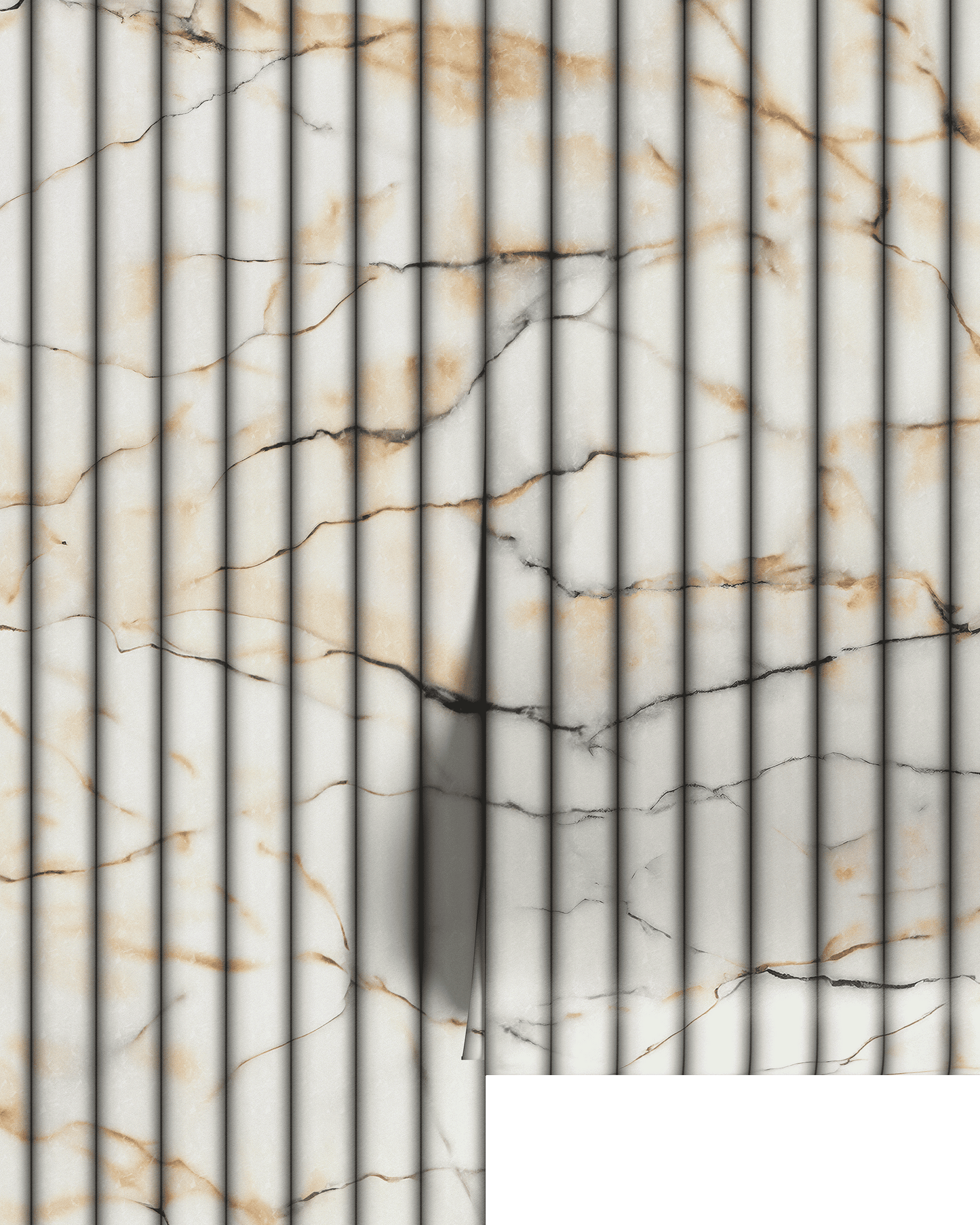 FLUTED MARBLE WALLPAPER