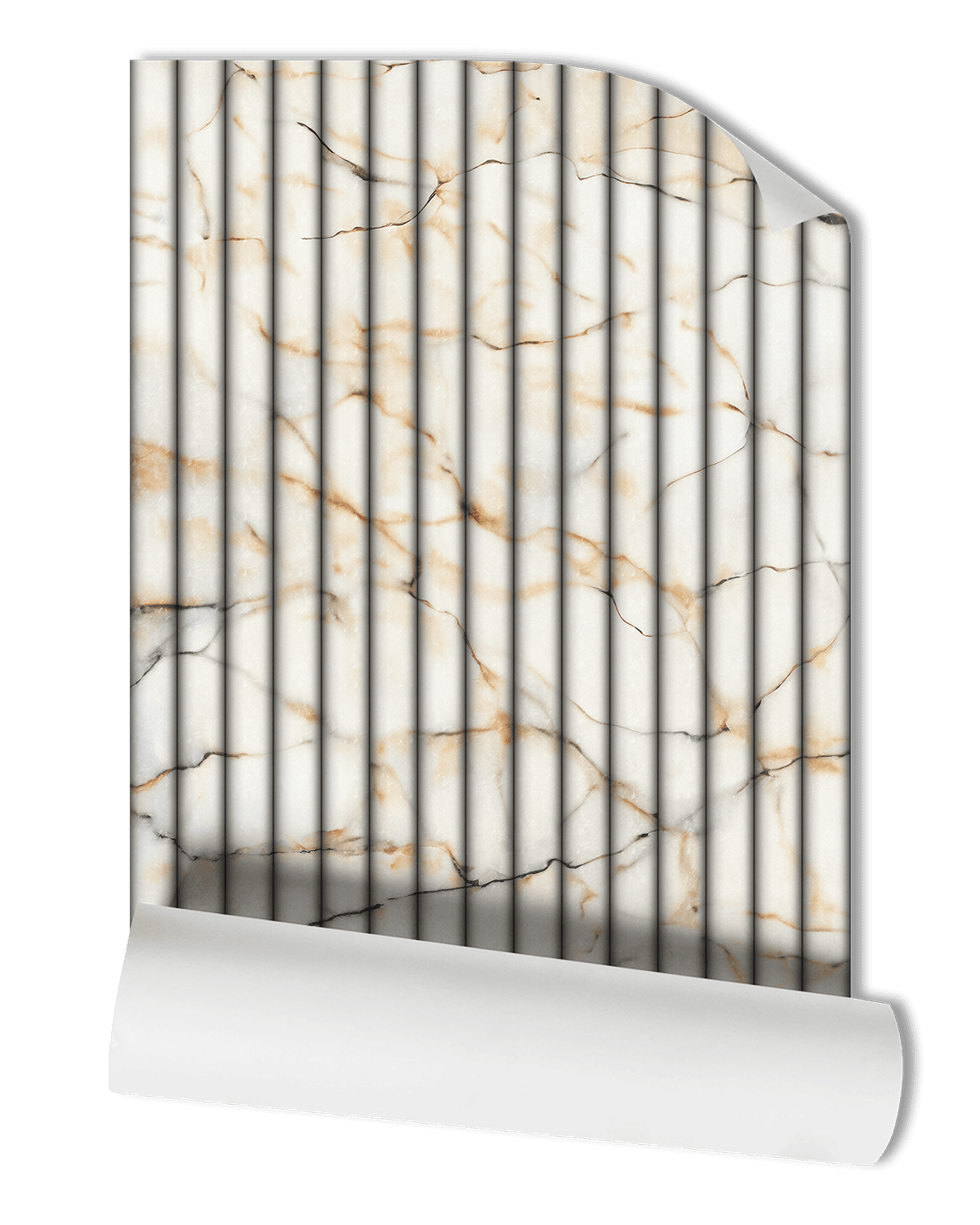 FLUTED MARBLE WALLPAPER