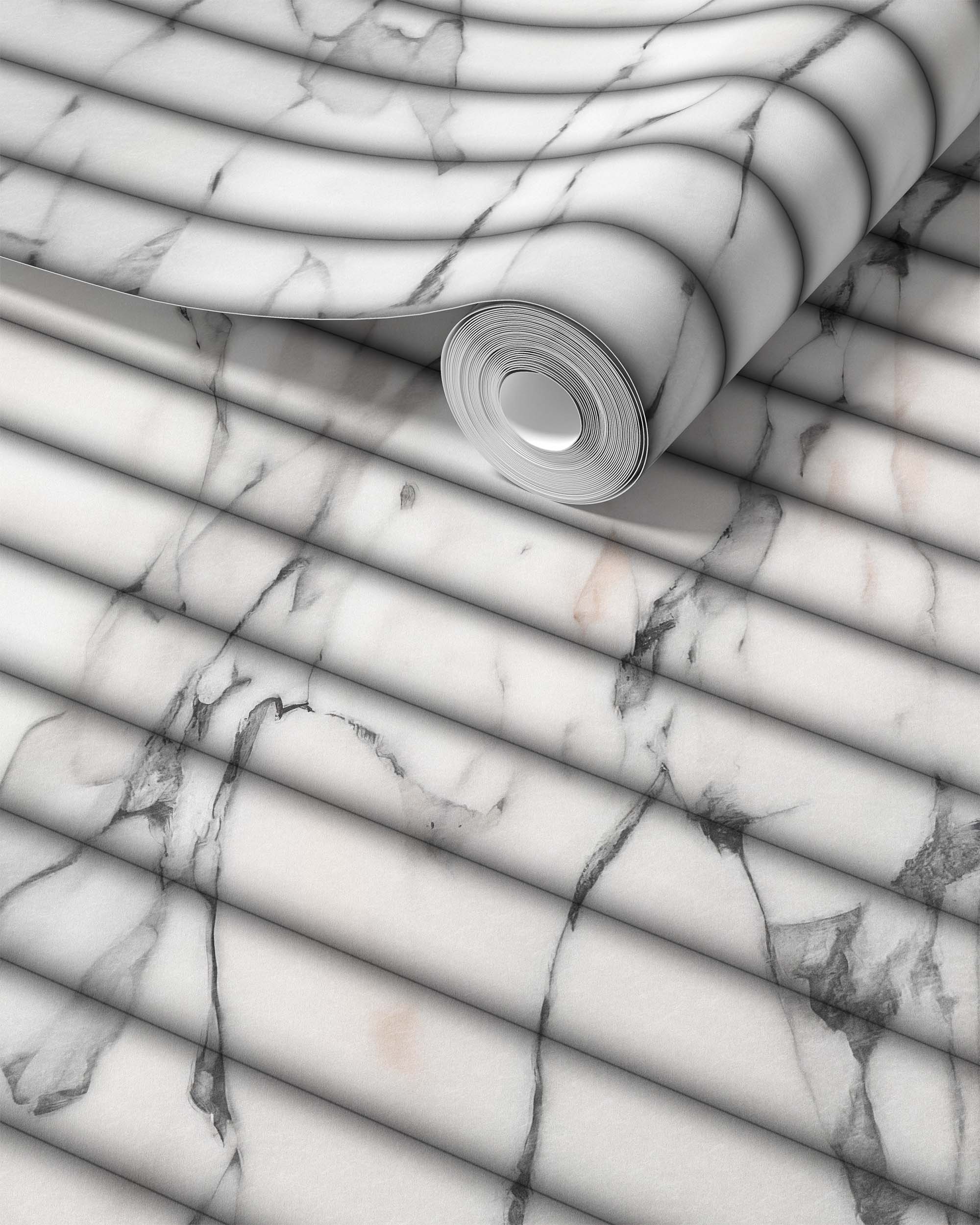 FLUTED MARBLE WALLPAPER