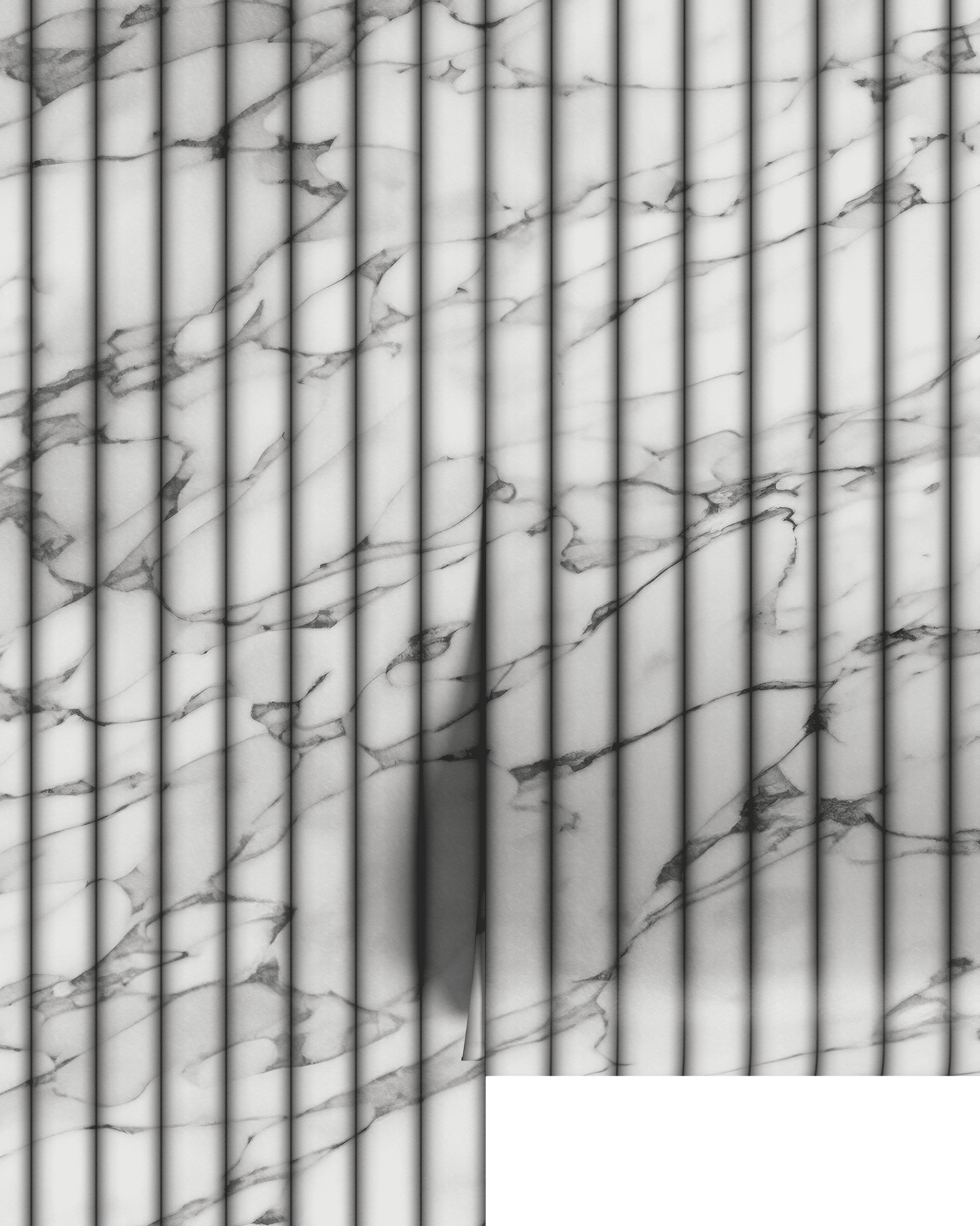 FLUTED MARBLE WALLPAPER