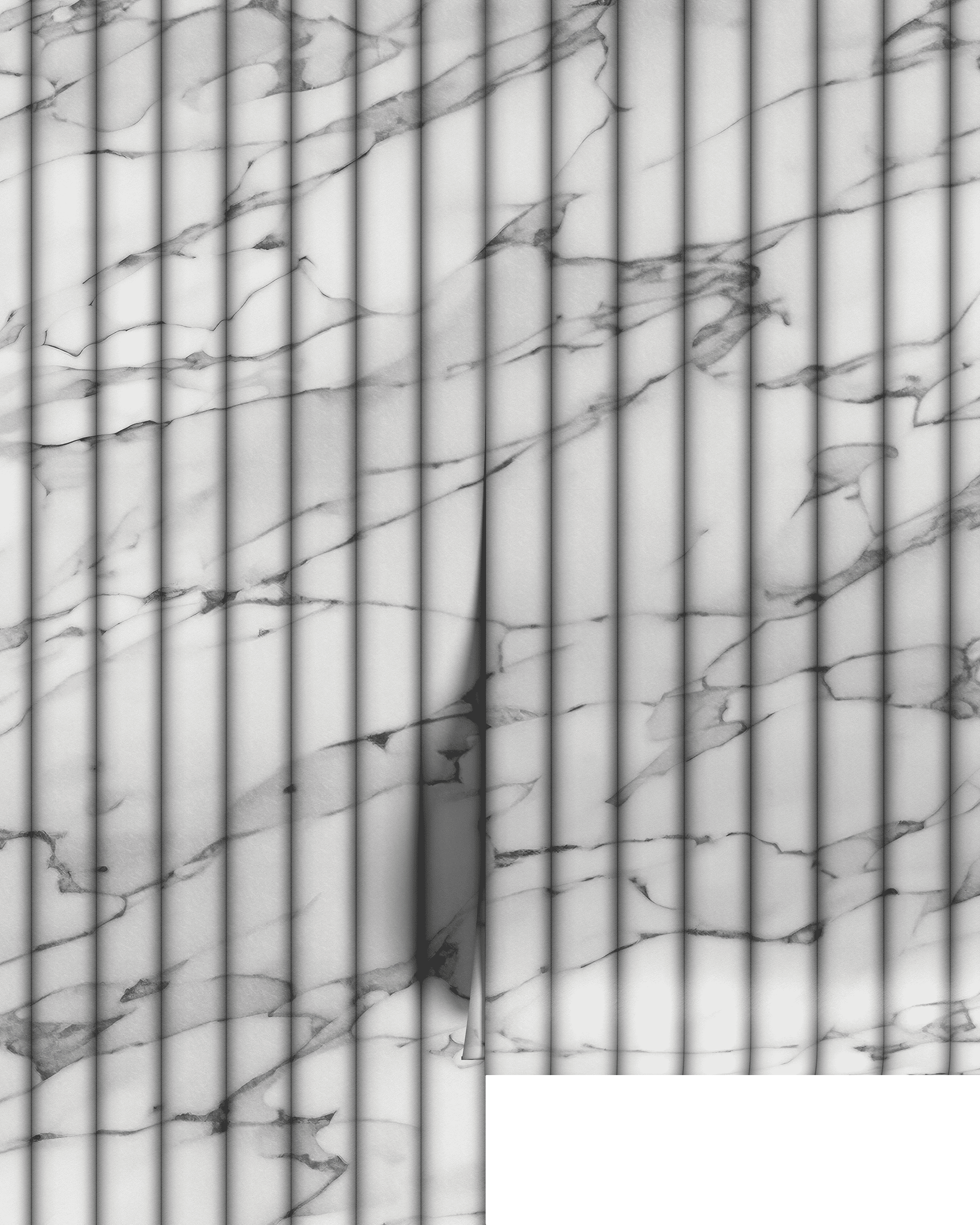 FLUTED MARBLE WALLPAPER