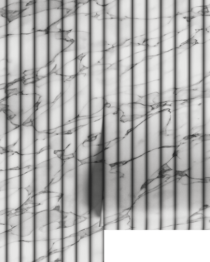 FLUTED MARBLE WALLPAPER