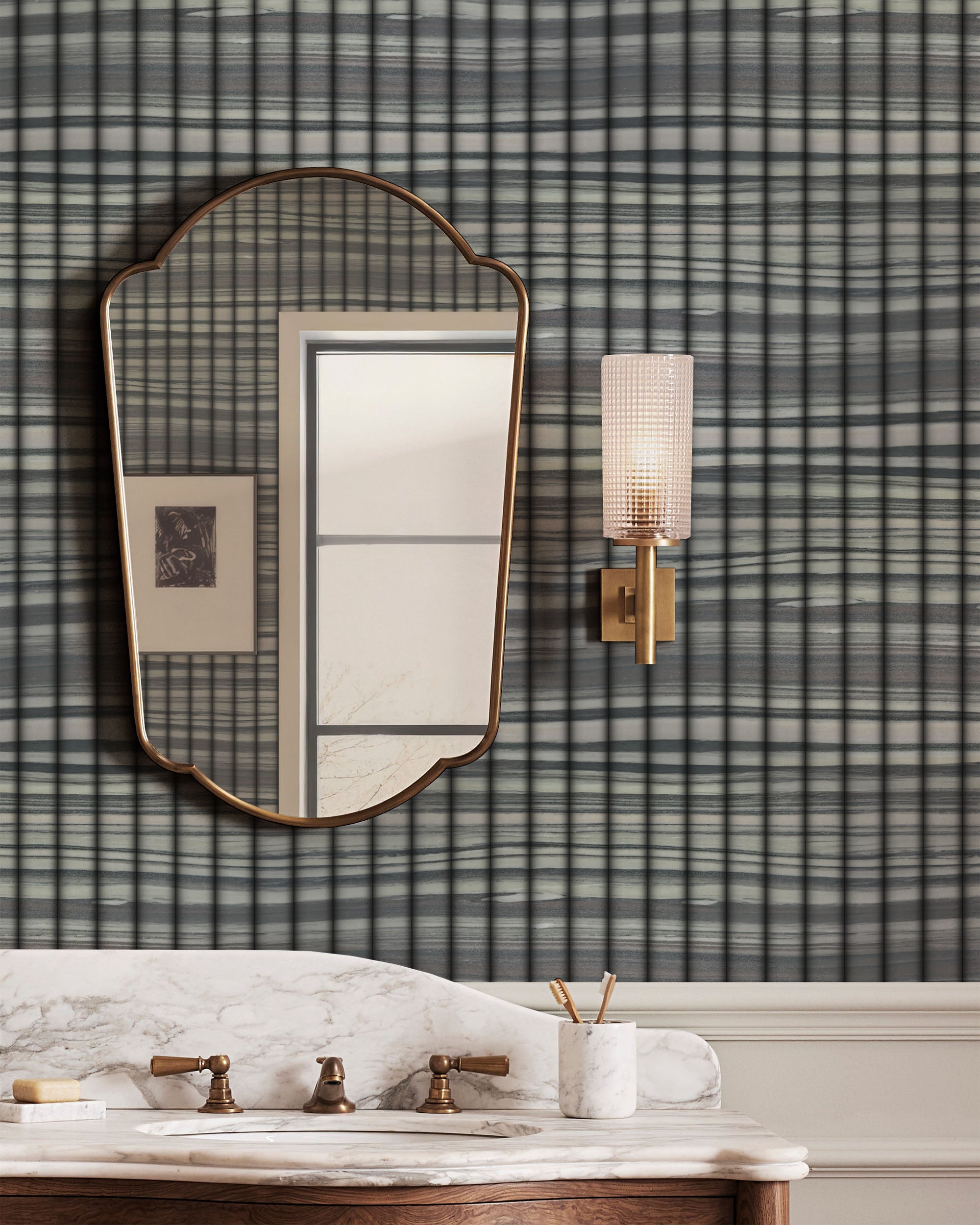 PAPEL PINTADO DE MÁRMOL ARABESCATO CORCHIA