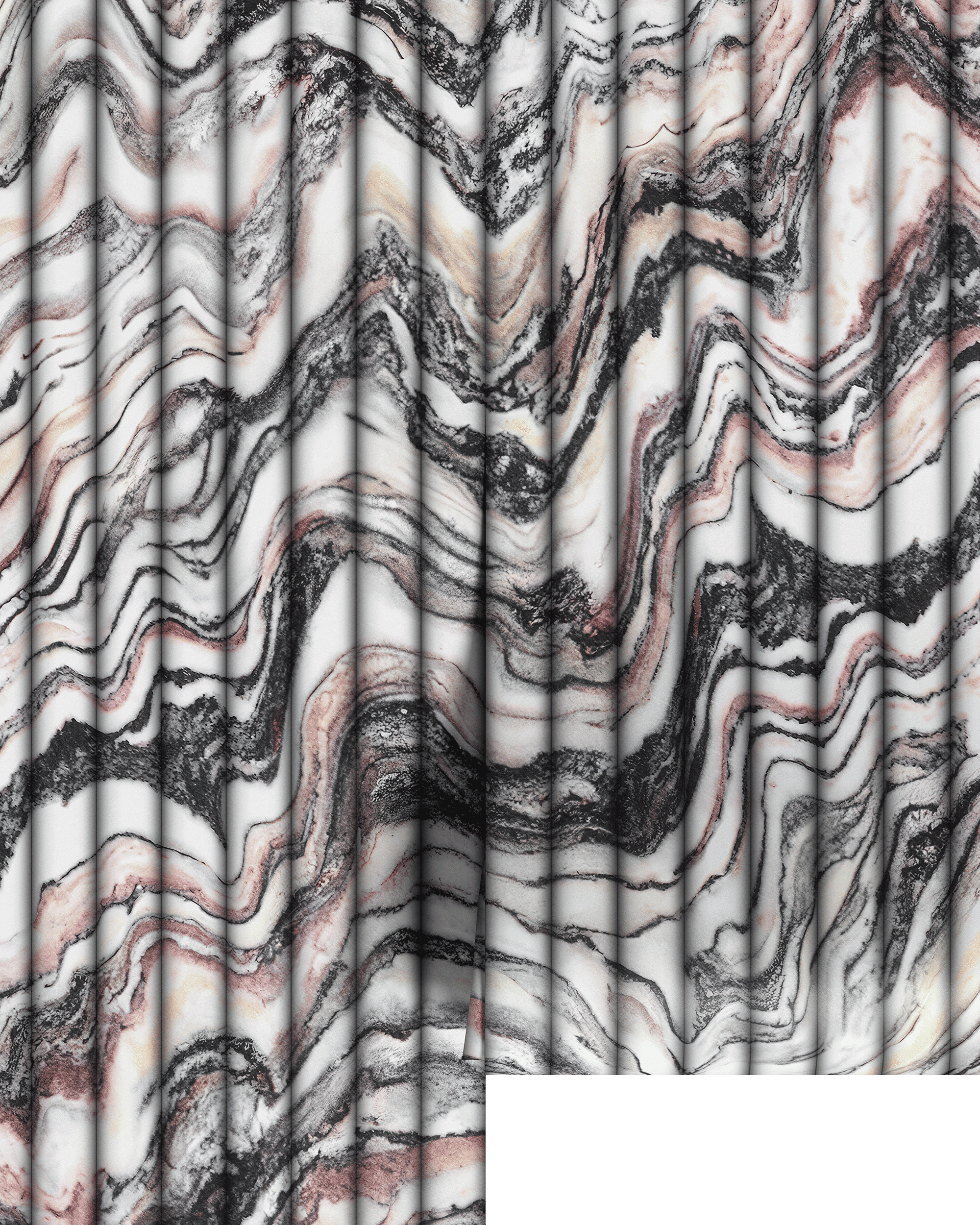 FLUTED MARBLE WALLPAPER