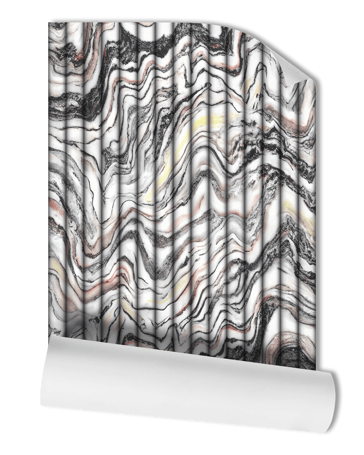 FLUTED MARBLE WALLPAPER