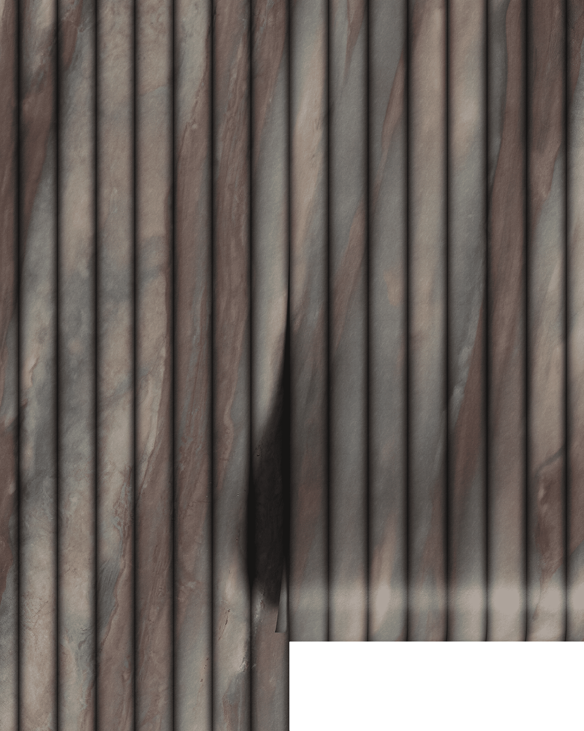 FLUTED MARBLE WALLPAPER