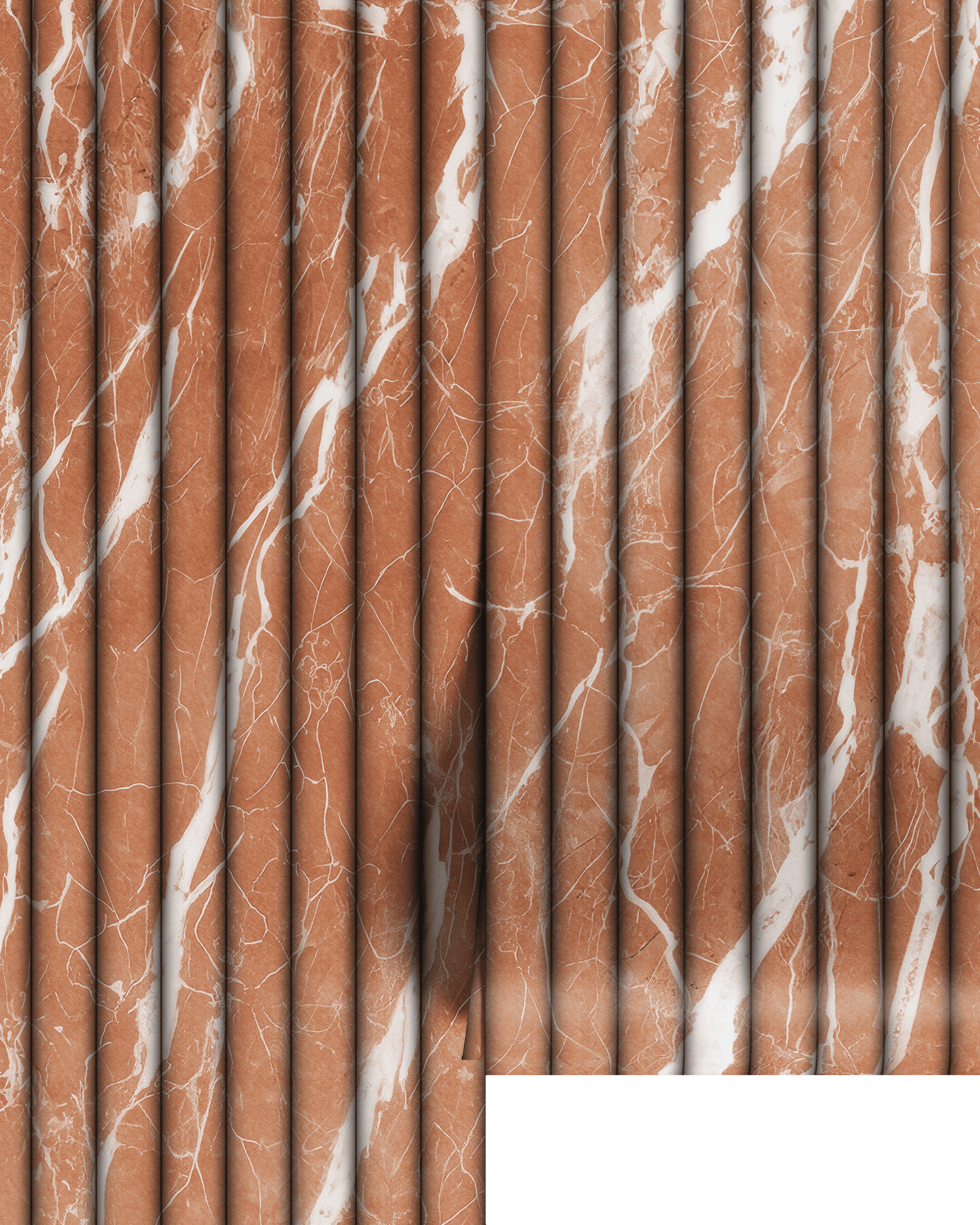 FLUTED MARBLE WALLPAPER