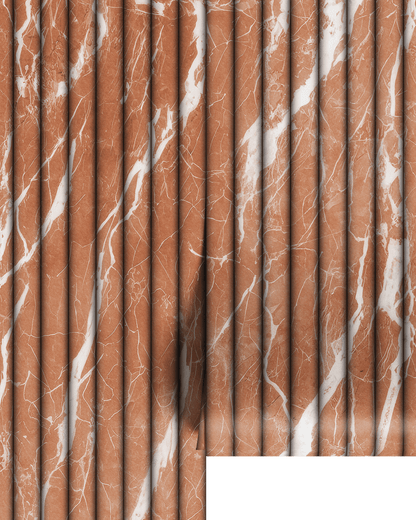 FLUTED MARBLE WALLPAPER