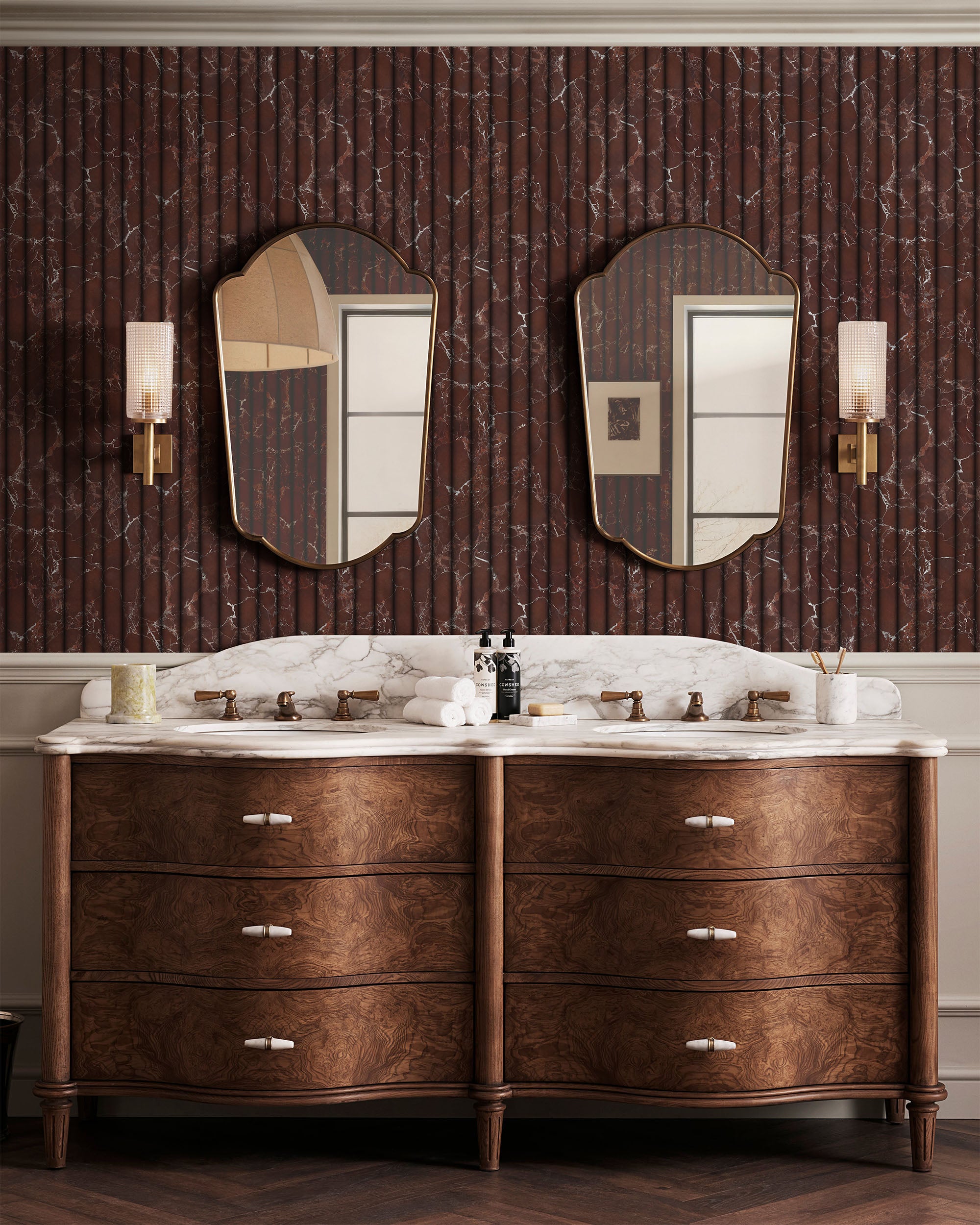 PAPEL PINTADO DE MÁRMOL ARABESCATO CORCHIA