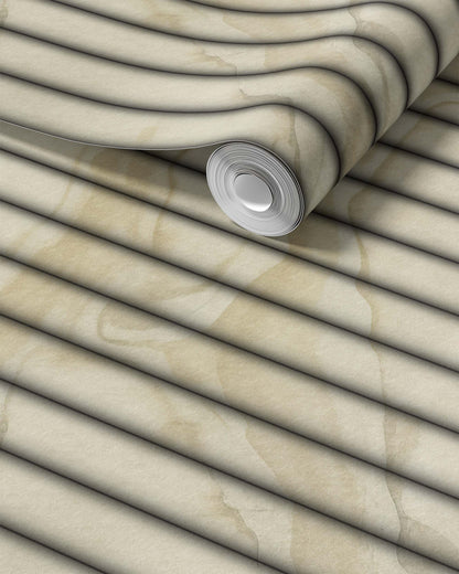 FLUTED MARBLE WALLPAPER