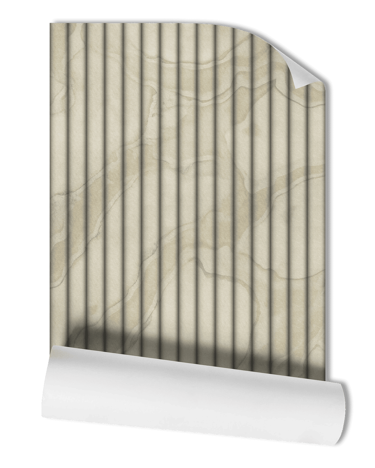 FLUTED MARBLE WALLPAPER