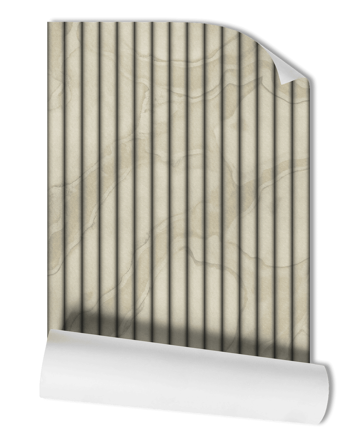 FLUTED MARBLE WALLPAPER