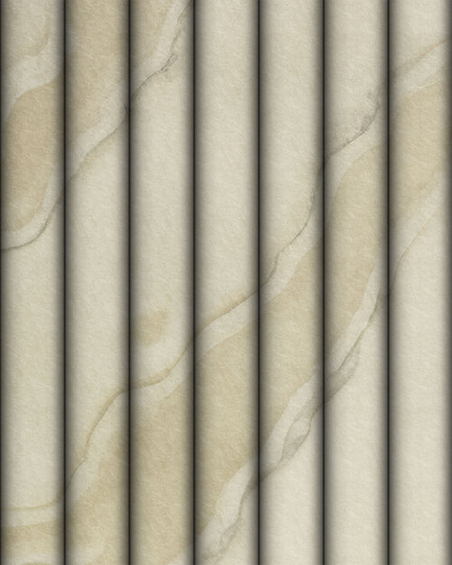 FLUTED MARBLE WALLPAPER