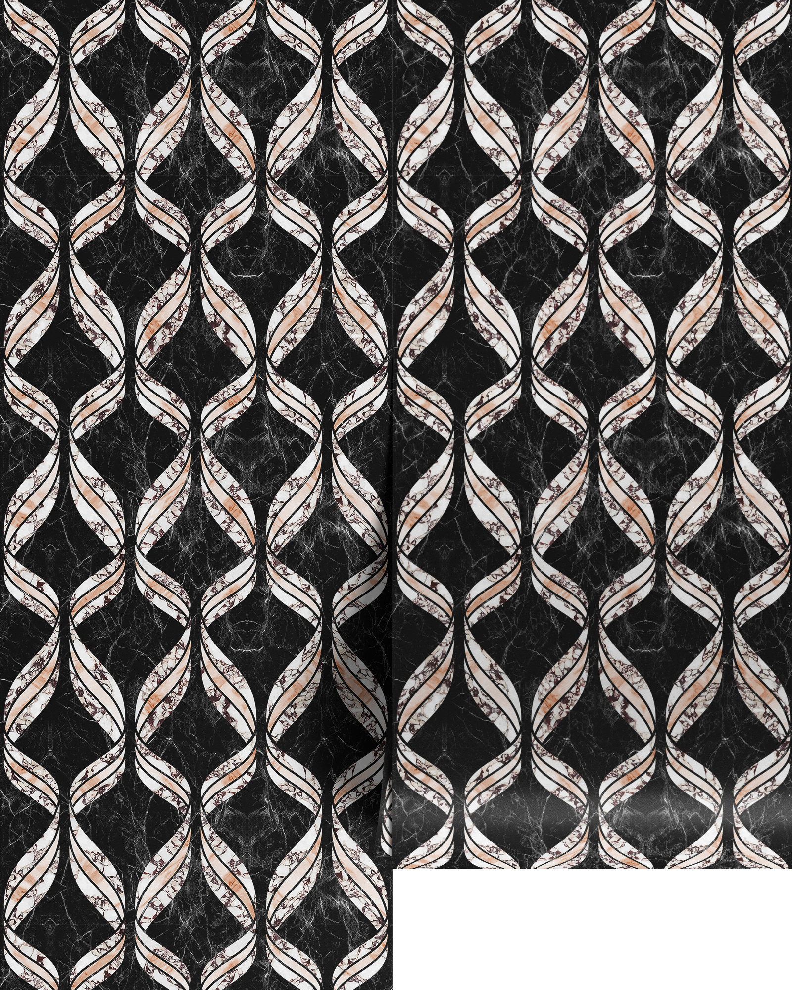 HELIX MARBLE MOSAIC WALLPAPER