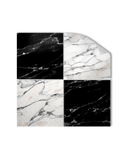 CHECKERED MARBLE TILE DECAL