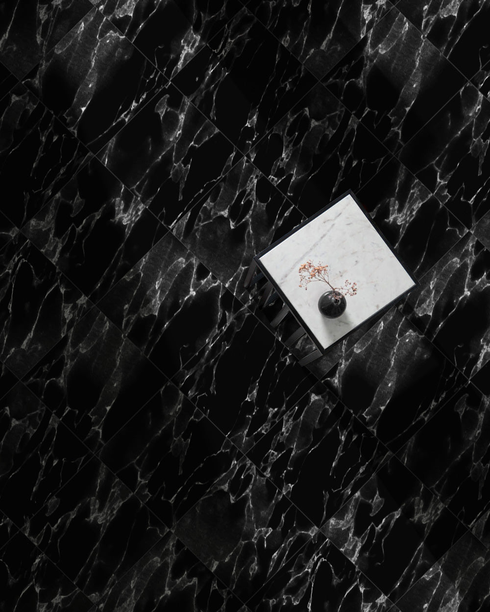 NERO MARQUINA MARBLE TILE DECAL