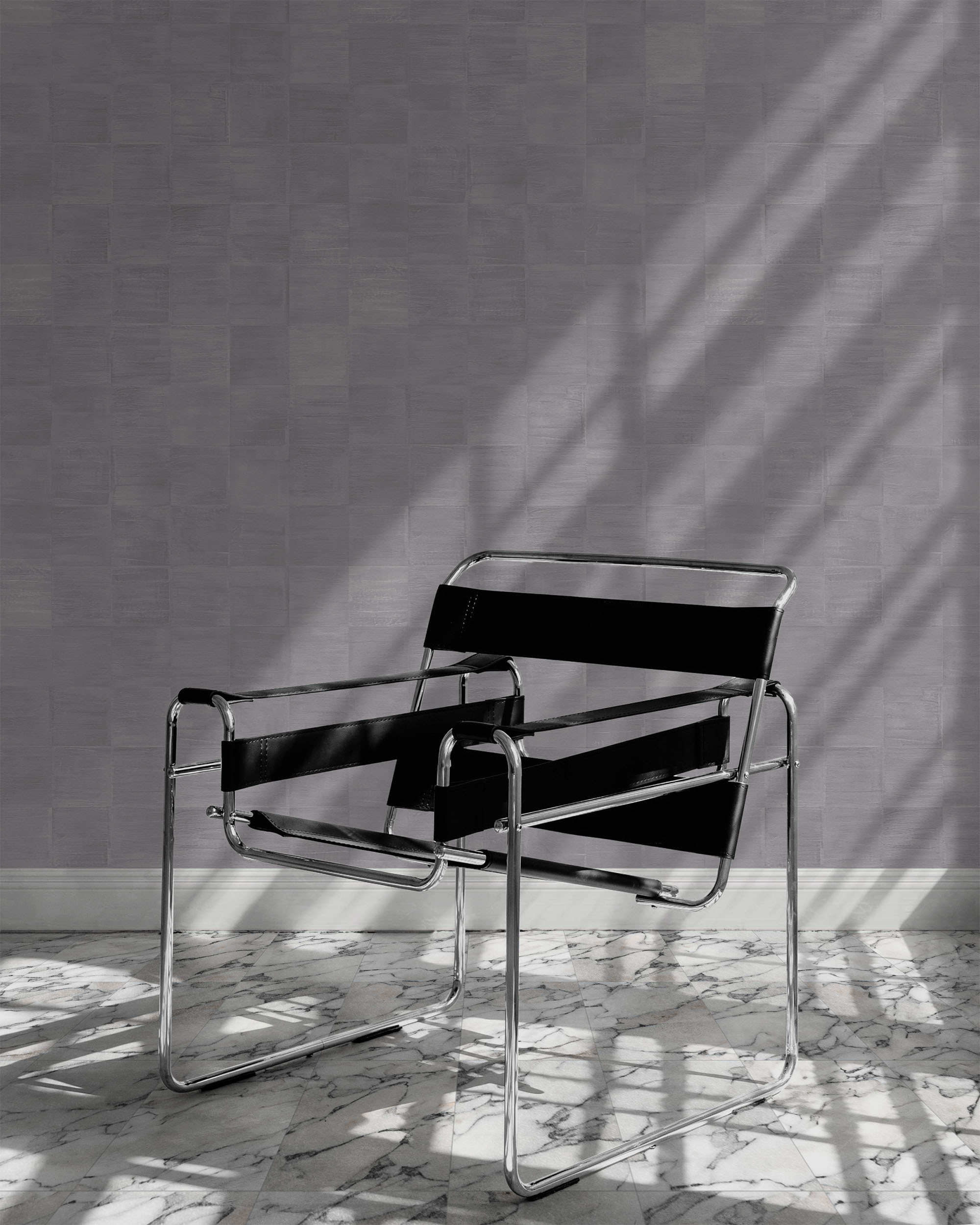 SILVER LEAF WALLPAPER