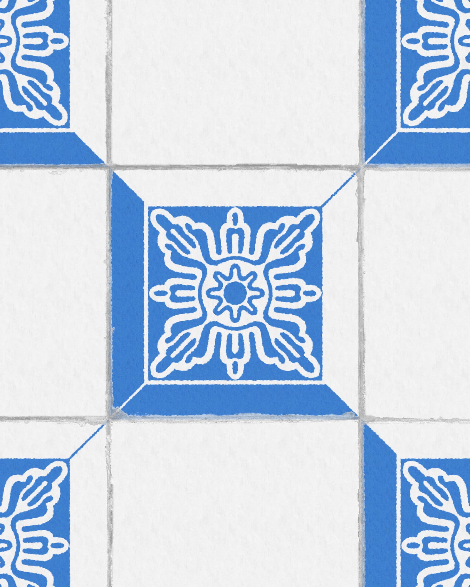 AZULEJO TILE WALLPAPER