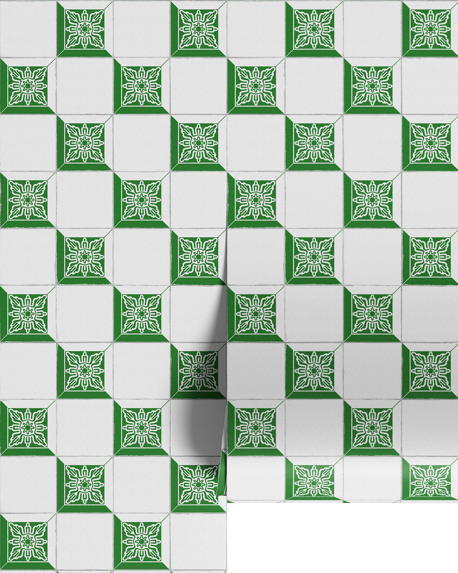 AZULEJO TILE WALLPAPER