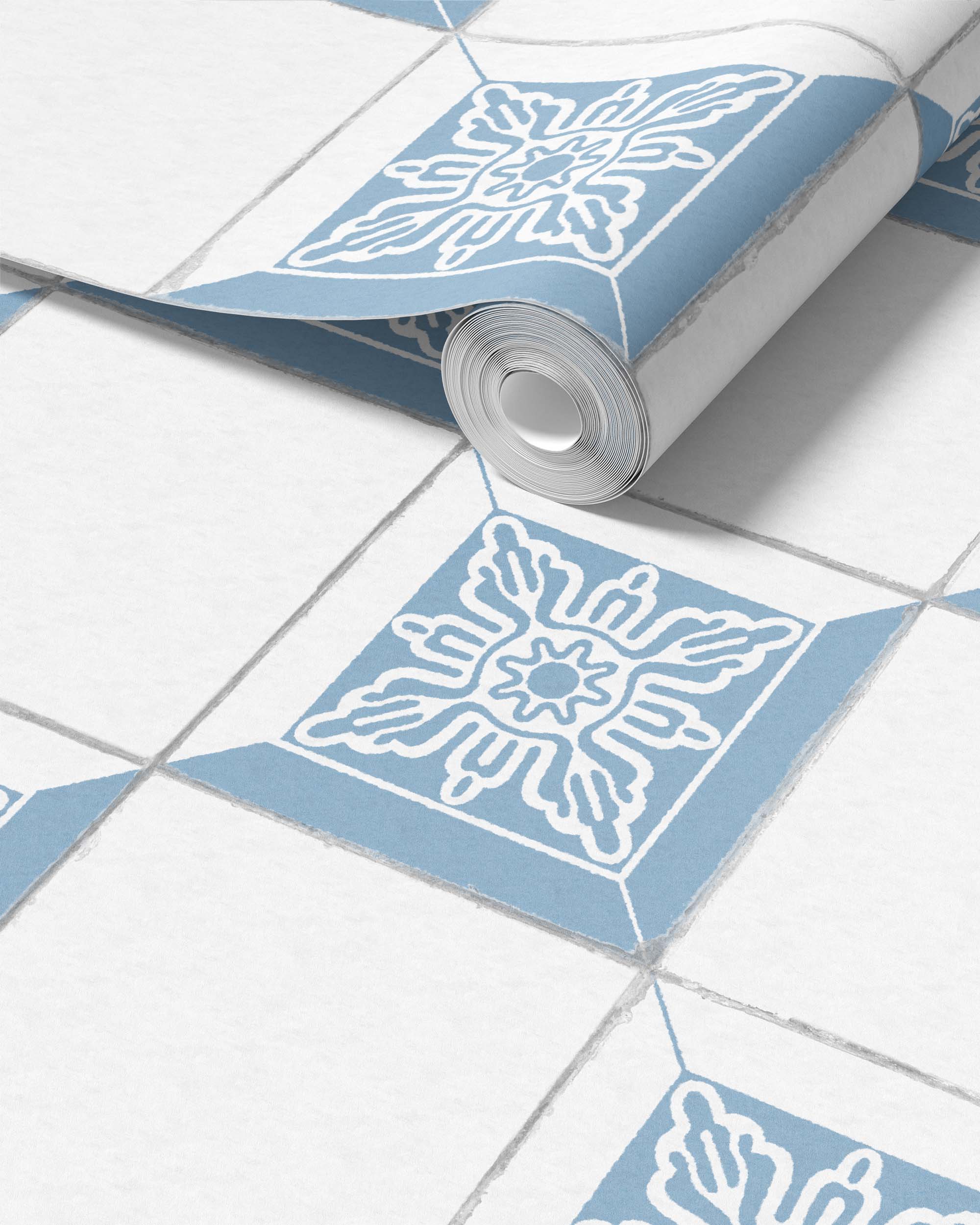 AZULEJO TILE WALLPAPER