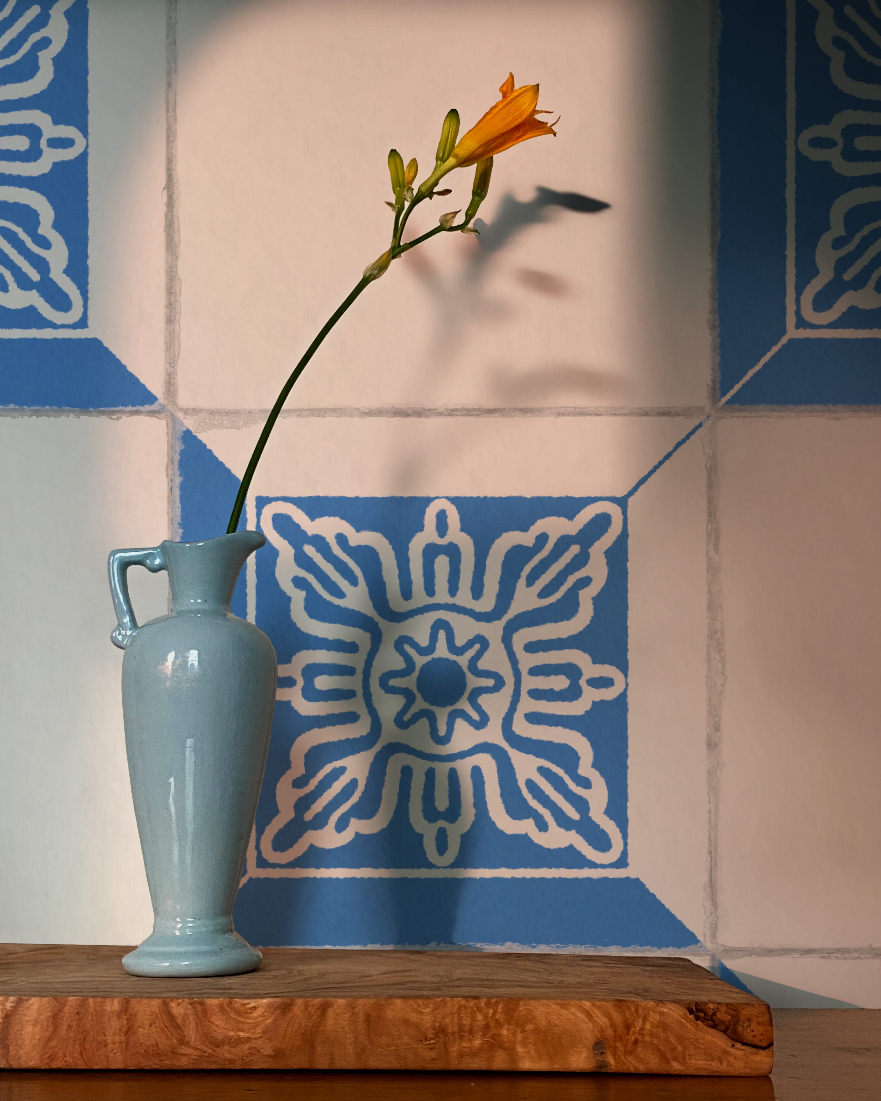 AZULEJO TILE WALLPAPER